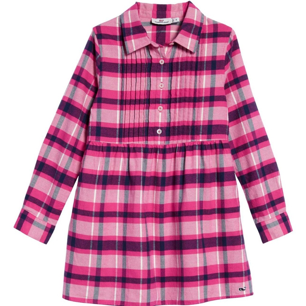 Vineyard Vines Plaid Flannel Shirt Dress